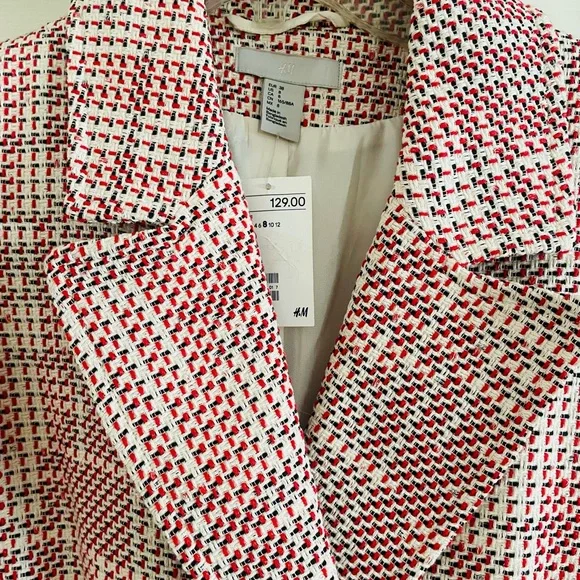 H&M Textured Tweed Coat - Picture 3 of 12